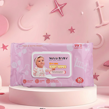 NovoBaby Baby Wipes (Kity Girl)